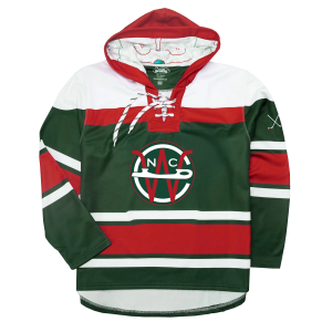 Men Ice Hockey Lace Up Hoodie Pullover Casual Sports Sweatshirt Winter Streetwear Custom Colors