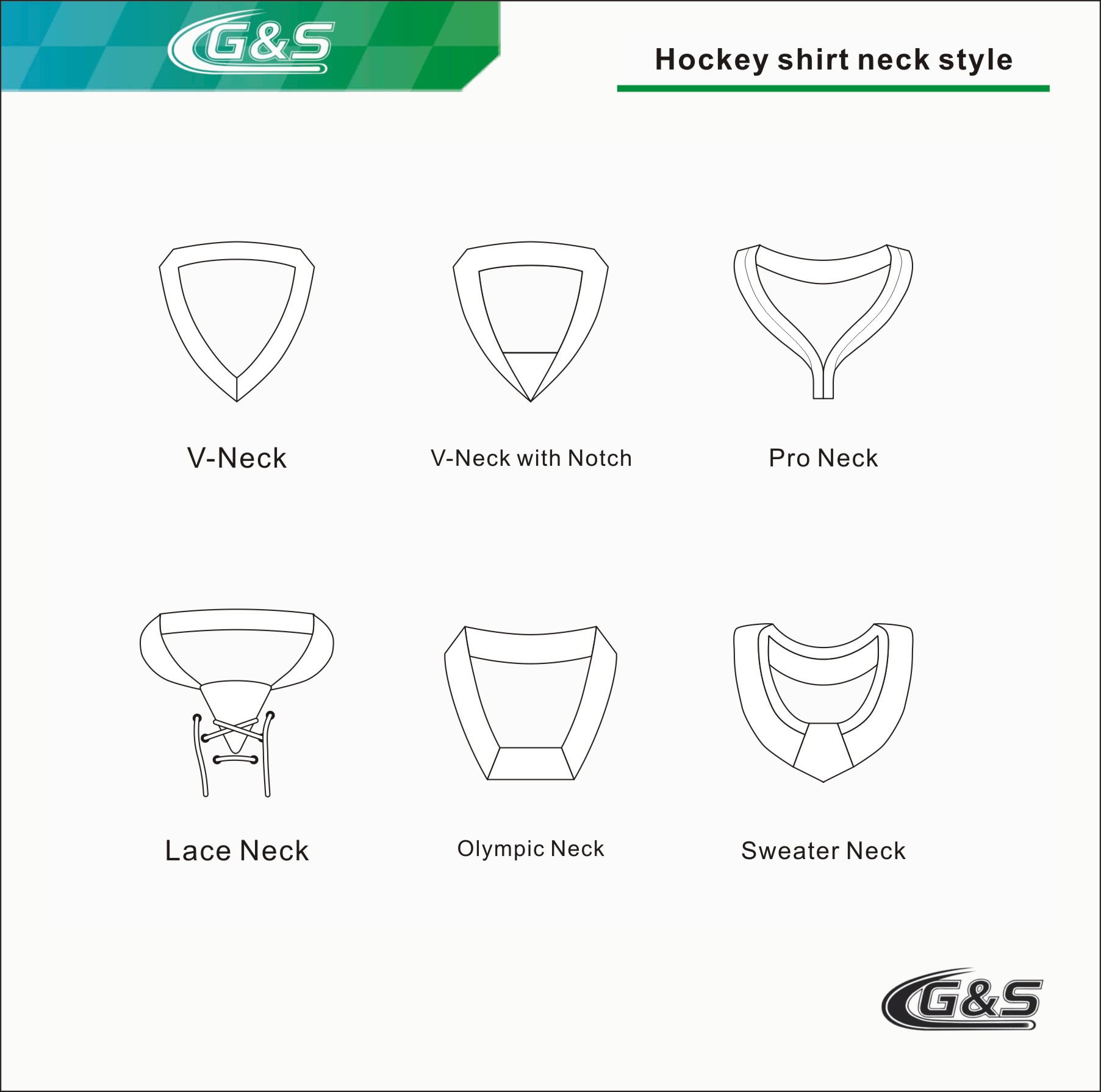 GS-official Hockey shirts neck style