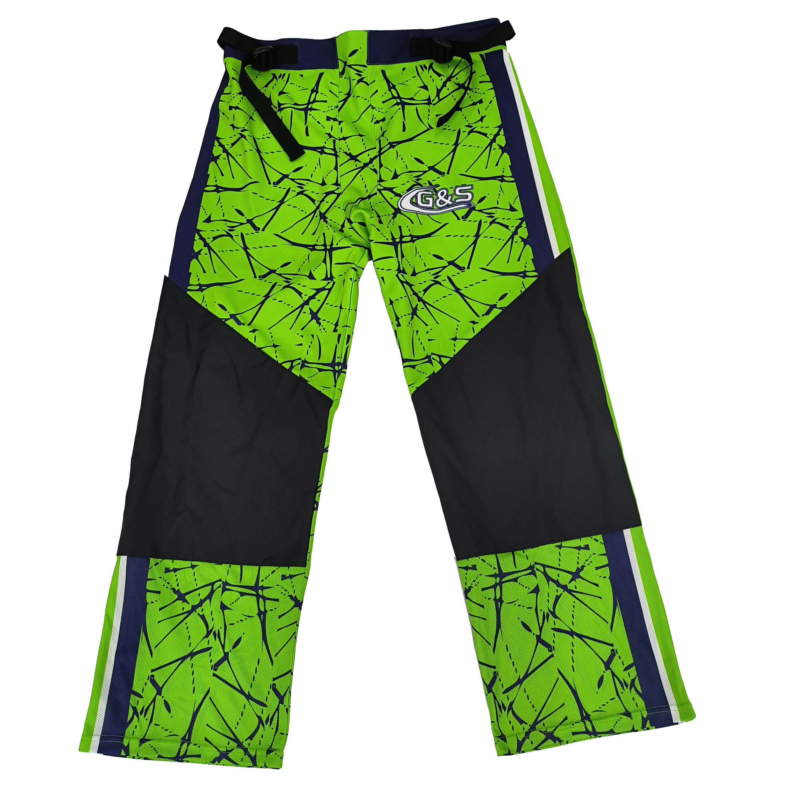 High Performance Ice Hockey Pants 100% Polyester Quick Dry Protective Gear