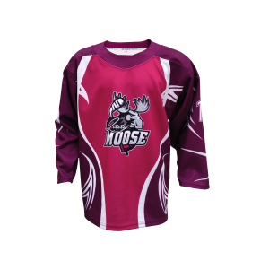 Custom Sublimated Ice Hockey Jersey – Burgundy Pro Team Style