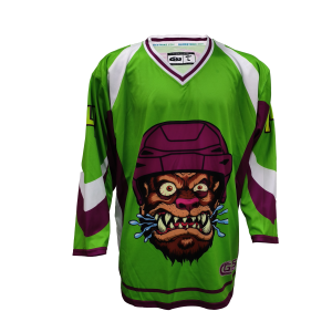 Graphic Custom Ice Hockey Jersey with Bold Animal Design