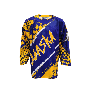 Pro Custom Sublimated Ice Hockey Jersey with Dynamic Alaska Graphics