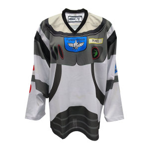 Space Ranger Style Custom Ice Hockey Jersey 3D Armor Design Full Sublimation Hockey Shirt