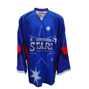 Southern Starburst Blue Hockey Jersey | Pro Cut Ice Hockey Jersey | GlideStrike