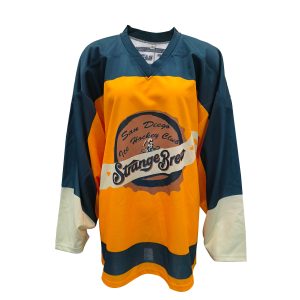 Amber Wave Retro Sublimated Hockey Jersey