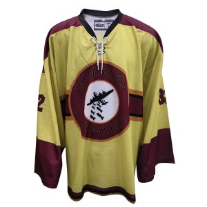 Bombero Vintage Lace-Up Custom Design Hockey Jersey